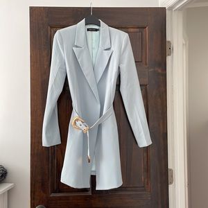 PEACE + LOVE BLAZER DRESS